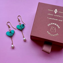 Indlæs billede til gallerivisning Havgrøn Hjerteørering ❤️ Julemærkehjemmene