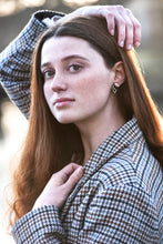 Indlæs billede til gallerivisning YOU GO GIRL - Ørestik - Seagreen & Golden Glitter