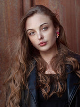 Indlæs billede til gallerivisning Big Wings Tripple glitter fra Grube Graphics. Bæredygtige øreringe og smykker.