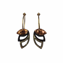 Indlæs billede til gallerivisning YOU GO GIRL -Creol - Orange copper & Golden Glitter