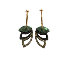 Indlæs billede til gallerivisning YOU GO GIRL -Creol - Seagreen & Golden Glitter